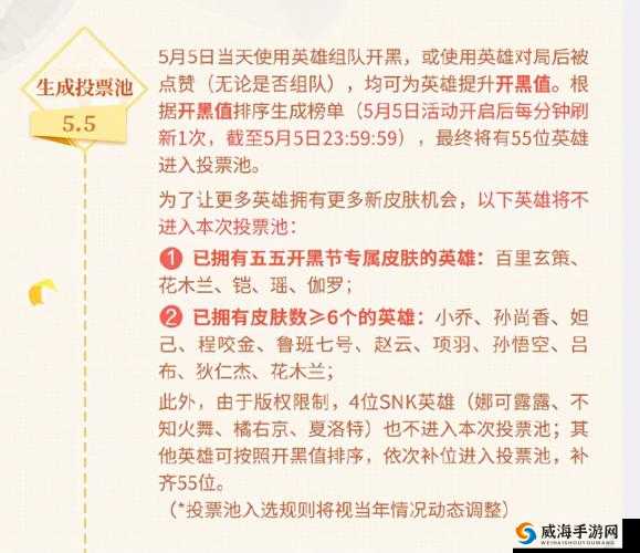 王者荣耀开黑节投票大作战，详细数据全面公开与分析解读