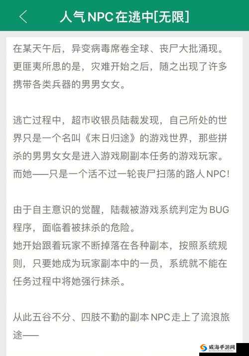 M 大无限流 NPC 训练营 CP 是：梦幻搭档养成记