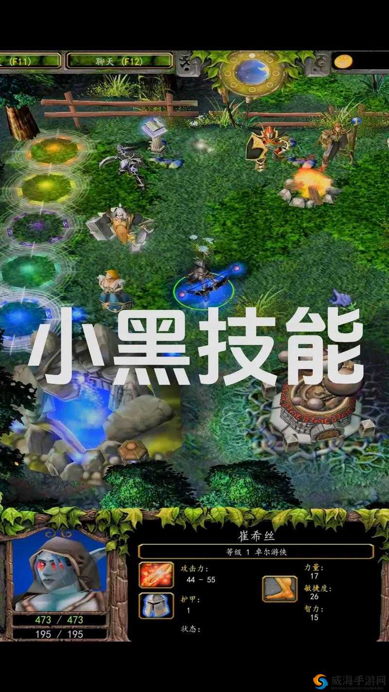 刀塔传奇中满级五星满附魔英雄小黑深度技能与属性分析