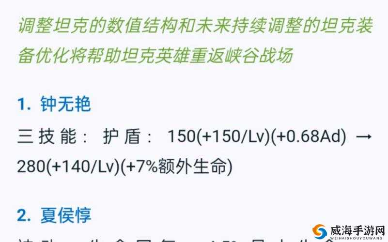 王者荣耀体验服钟无艳数值调整全面剖析与深度解读