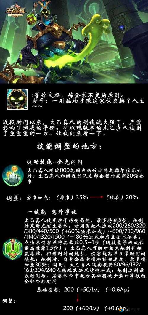 王者荣耀太乙真人深度攻略，掌握刷钱流技巧，进阶高手新境界