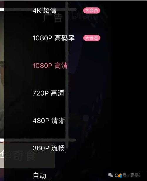 黄金站 APP 视频播放画质选择：多种清晰度满足您需求