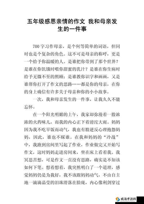 湖南披风少年爱老妈：讲述一段温暖亲情的感人故事