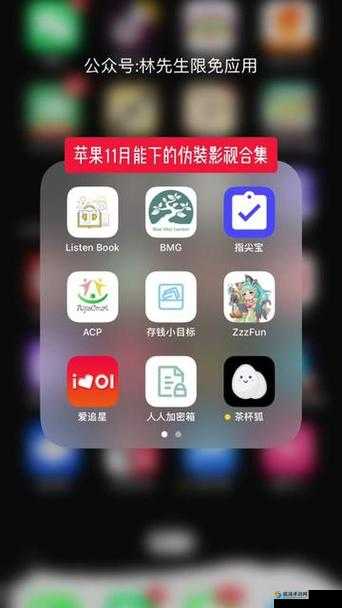 苹果带颜色伪装 APP 推荐：开启隐藏应用新体验